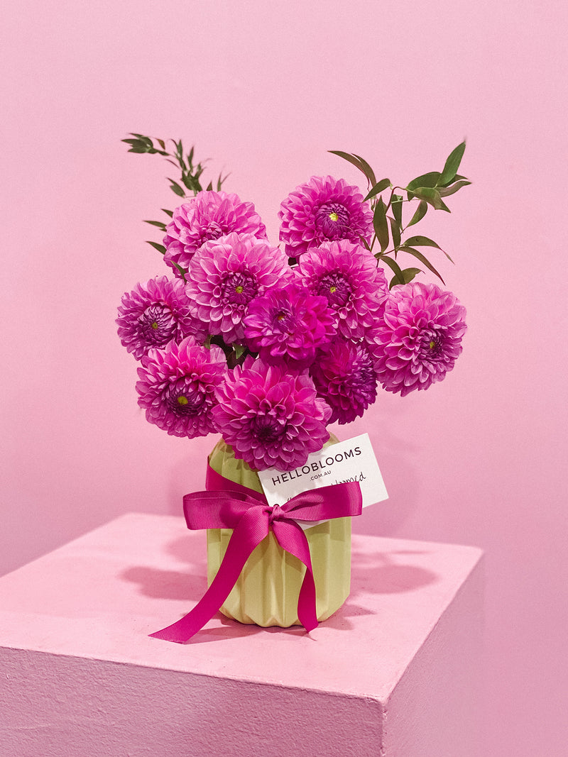 International Women's Day Dahlia Vase