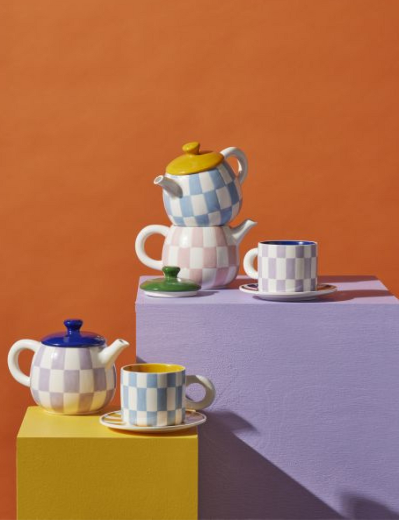 Checkered Teapot