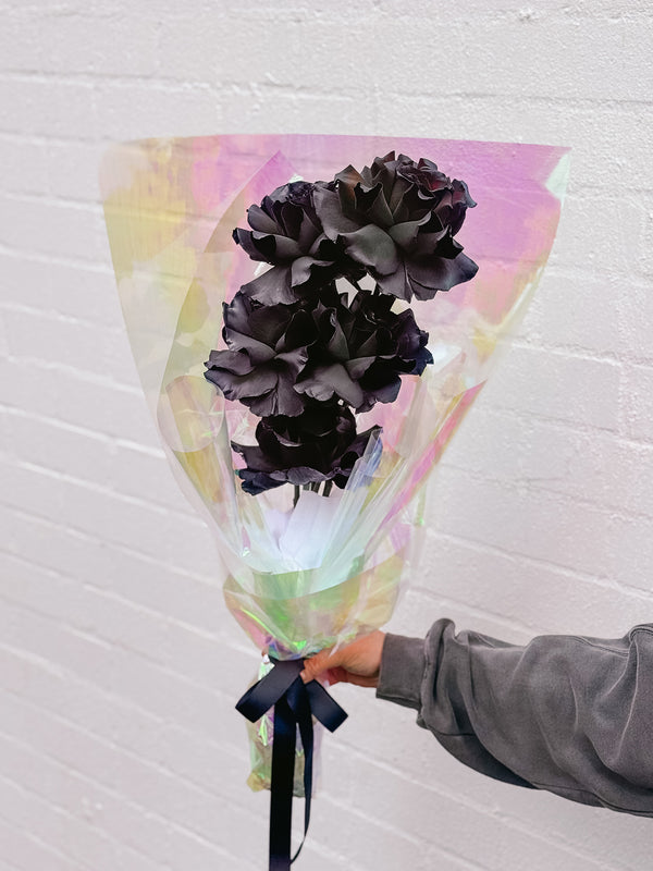 Halloween Black Roses