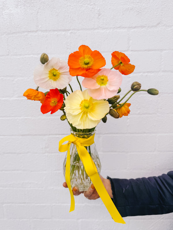 Market Blooms: Poppy Vase