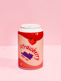 Strawberry Milk Can Vase