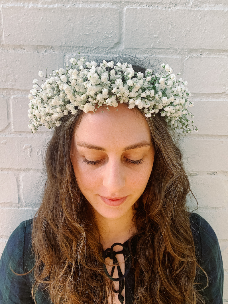 Fresh best sale flower crown
